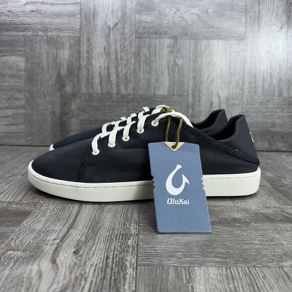 Olukai Pehuea Li Women's size 9 Black Canvas Casual Shoes - Picture 2 of 8